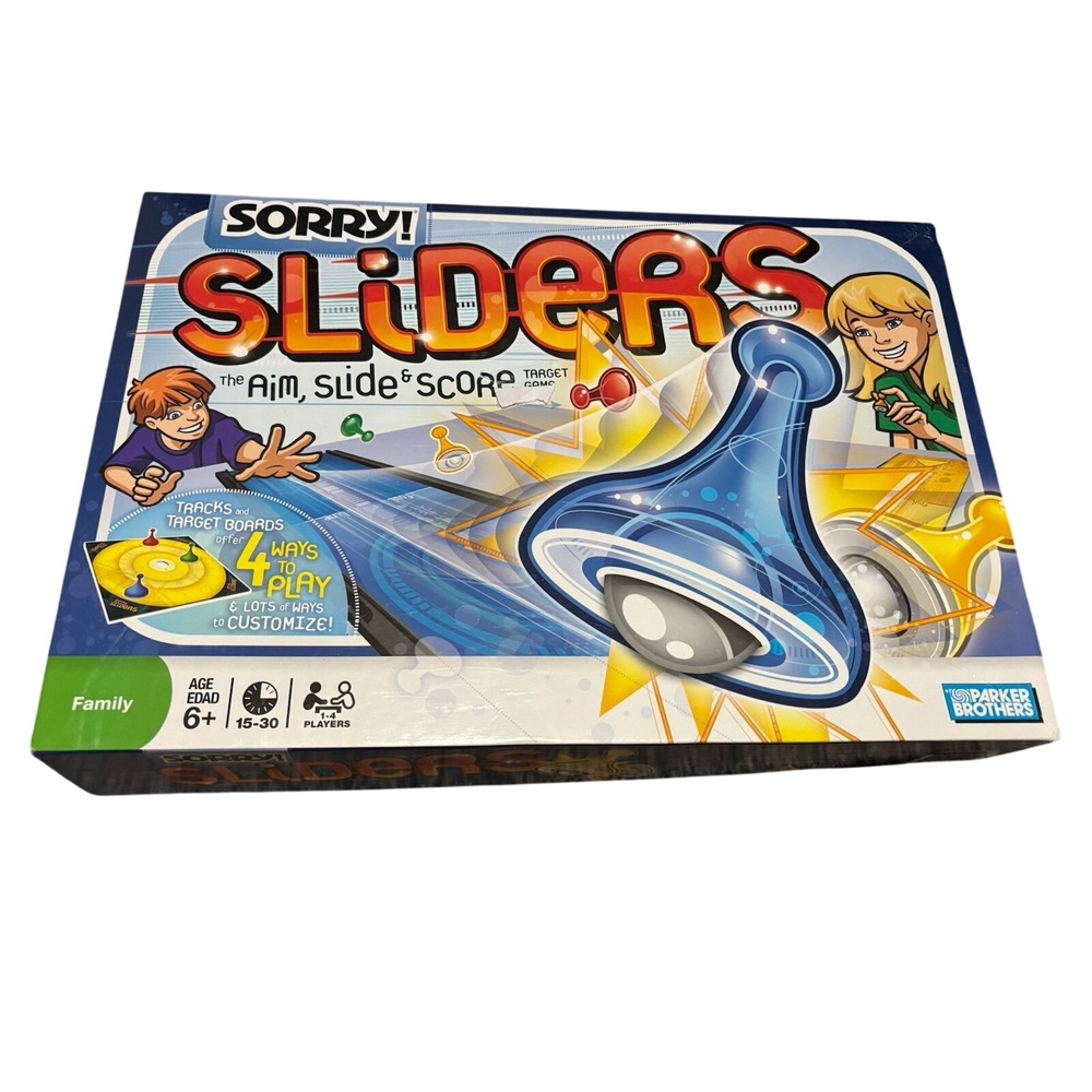 Sorry Sliders Board Game Parker Brothers Hasbro 2008 Family Game Ages 6+ Target